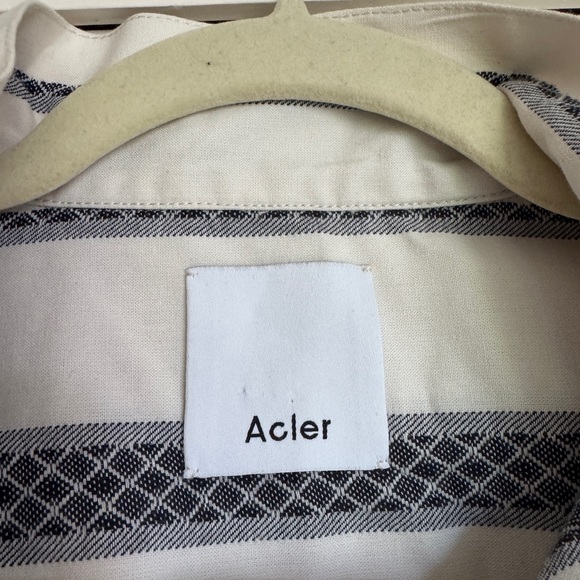 Acler Kingsway Collared Stripe Mini Dress - Picture 5 of 8